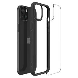 Прозорий чохол Spigen Ultra Hybrid Matte Black для iPhone 15 (ACS06799) - мініатюра 5
