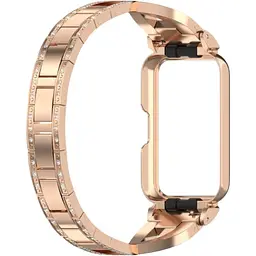 Ремінець-бампер DK Samsung Galaxy Fit3 (R390) Metal Band Fitlink Diamond (rose gold)