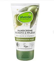 Крем для рук Alverde NATURKOSMETIK Schutz & Pflege з органічними оливками