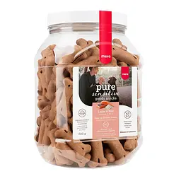 Ласощі для чутливих собак Mera good snacks pure sensitive Lach & Reis снеки із лососем та рисом 600 г