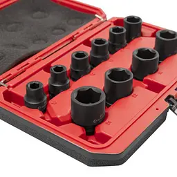 Набір ударних головок 1/2", 10 од., 10-24 мм, Cr-Mo, STORM INTERTOOL ET-8503 - мініатюра 5