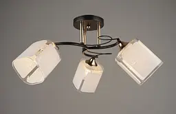 Люстра стельова Sirius B N3840/3 BK+FGD