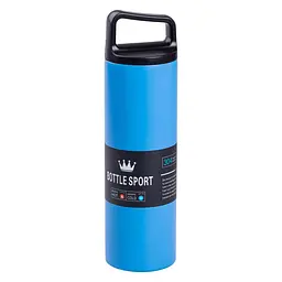 Термос Bottle Sport 500 мл з ручкою, синій Yiwu HPGM5009BL - мініатюра 4