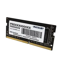 Модуль памяті SO-DIMM 4GB/2666 DDR4 Patriot Signature Line (PSD44G266682S) - мініатюра 2