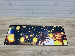 Великий килимок для мишки WorkPlaceShop Anime Геншин Імпакт Ху Тао 800 x 300 мм