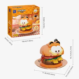 Конструктор Pantasy Garfield -Foodie - Гамбургер (86805) - мініатюра 5