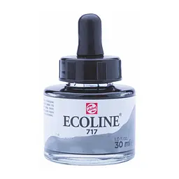Фарба акварельна рідка Ecoline (717) Сіра холодна 30 мл Royal Talens