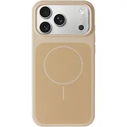 Чохол Epik Silk Duo Color (AA) NO LOGO with Magnetic Fit для Apple iPhone 17 Pro / 18 Pro (6.3") Antique White - мініатюра 2