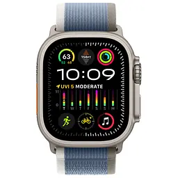 Ремінець нейлоновий для смарт-годинника Garmin 38,40,41,42 mm, Trail, синій, тканинний ремінець з регулятором довжини, на липучці, сумісний зі смарт-годинниками Garmin, ArmorStandart (ARM74227) - мініатюра 2