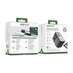 Зарядний пристрій Acefast 5xUSB 75W (3xUSB-C + 2xUSB-A) Gan Z1 Fast Charger (6974316282495) - мініатюра 8