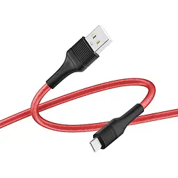 Кабель для зарядки и обмена данными USB Ridea RC-ST74 StablePro 60W 20V/3A USB-Type C 1 м Красно-черный - миниатюра 3