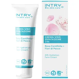 Крем для обличчя Intra Bio Skin Care Centifolia Rosa & Peach Flowers Зволожувальний для всіх типів шкіри 50 мл