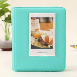 Фотоальбом для Fujifilm Instax Mini (12, 11, 40, 70, 90, 99, EVO, Link, Liplay) Polaroid 300, Z2300 на 64 фото, бірюзовий  - мініатюра 6