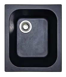 Кухонна мийка Adamant COMPACTA чорна 430x500x200 мм, без крила 43 см