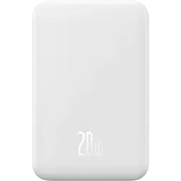 Портативний акумулятор Baseus Magnetic Mini Wireless Fast Charge 20W 20000mAh white (PPCX150002)