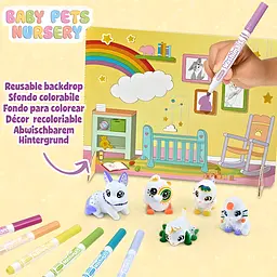 Набір для творчості Crayola Washimals Домашні тваринки з фломастерами 5 шт.  - мініатюра 7