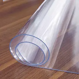 М'яке скло Прозора силіконова скатертину на стіл Soft Glass Захист для меблів 2.3х1.5 м (товщина 0.5 мм) - мініатюра 2
