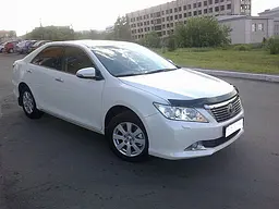Дефлектор капоту мухобійка Toyota Camry 2011- темний
