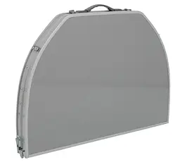 Стіл Bo-Camp Premium Oval 100x70 см Grey (1404424) (DAS303284) - мініатюра 4