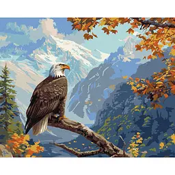 Картина за номерами "Вершинний страж" ©art_selena_ua Ідейка KHO6649, 40х50 см