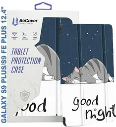 Чохол до планшета BeCover Smart Case Samsung Tab S9 Plus (SM-X810/SM-X816)/S9 FE Plus (SM-X610/SM-X616) 12.4" Good Night (710378)