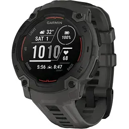 Смарт-часы Garmin Instinct E 45mm Black with Charcoal Band 010-02933-00