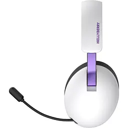 Навушники Bluetooth Stereo HATOR Hellyberry HH30 Wireless White/Violet UA - мініатюра 4