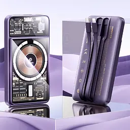 Портативна батарея Remax RPP-580 PD20W+QC22.5W MagSafe PowerBank Purple - мініатюра 3