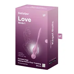 Вагінальні кульки Satisfyer Love Birds 1, 22.2 см, рожевий - мініатюра 4