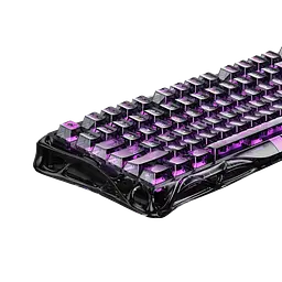 Клавіатура GravaStar Mercury V75 lite HE Transparent Black (GS-M-V75LITE-TB) - мініатюра 2