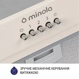 Витяжка повновбудована Minola HBI 5202 IV 700 LED - мініатюра 6