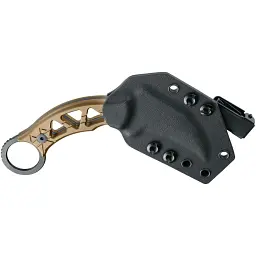 Ніж Fox Tribal K Black Blade Titanium Bronze - мініатюра 2