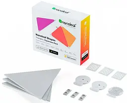 Додаткові панелі Nanoleaf Shapes Triangles Starter Kit Apple Homekit 3 шт [80705] - мініатюра 8