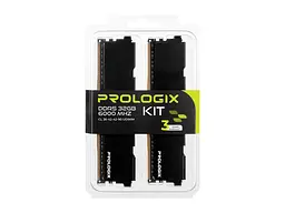 Модуль памятi DDR5 2x16GB/6000 Prologix Black (PRO32GB6000B5K) - мініатюра 5