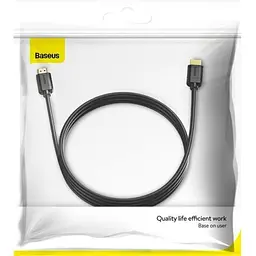 Кабель Baseus High Definition HDMI Male To HDMI Male 4k V2.0 1m (CAKGQ-A01) [73263] - мініатюра 4