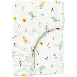 Простирадло на резинці Cosas Mint Songbirds 80х160х20 см (MintSongbirds_80x160x20)