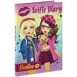 Щоденник Besties А5 з чарівною ручкою, 50 аркушів, фіолетовий (961022)