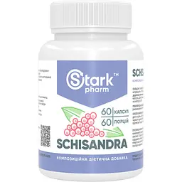 Адаптоген Stark Pharm Stark Schisandra 180 мг 60 капсул (100-84-3050416-20) - мініатюра 2