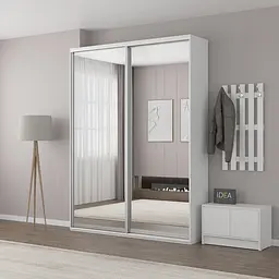 Шафа-купе Idea серія 5 180 x 60 x 210 см Білий Дзеркало