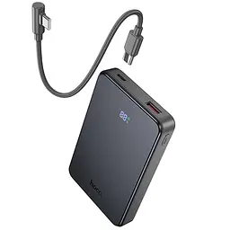 Портативний ЗП Power Bank Hoco J170 Starlight 22.5W+PD20W with cable 10000 mAh Metal gray - мініатюра 3