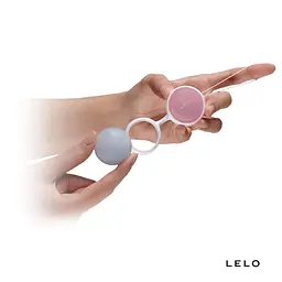 Набір вагінальних кульок Lelo Beads Mini, діаметр 2,9 см, змінне навантаження, 2 х 28 г і 2 х 37 г - мініатюра 2