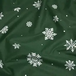 Дитяча постільна білизна фланель Cosas SNOWFLAKES FOREST CS2 110х140см (Flannel_SnowflakesForest_El80-41Skyer_140) - мініатюра 7