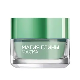 Очищувальна маска для обличчя L'Oreal Paris Skin Expert Магія глини, з натуральної глиною та евкаліптом, 50 мл (A8905100) - мініатюра 2