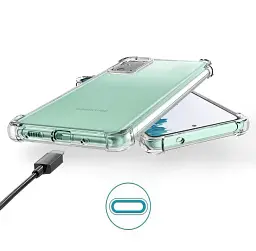 Панель BeCover Anti-Shock для Samsung Galaxy M13 4G SM-M135 Clear (707888) - мініатюра 3