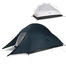 Намет Naturehike Cloud Up 1 Updated NH18T010-T Dark Blue (1047-6927595783276) - мініатюра 3