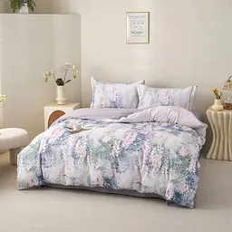 Постельное белье двуспальное из сатина L&M Print 17 21623 180х200 см