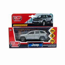 Автомобіль Технопарк Jeep Grand Cherokee, сірий (CHEROKEE-12-GY (FOB)) - мініатюра 8
