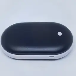 Кишенькова USB грілка обігрівач для рук Power Bank 5000 мАч чорна