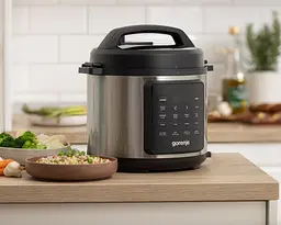 Мультиварка-скороварка Gorenje GMC6SBK - мініатюра 2