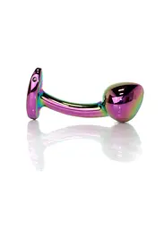 Анальна пробка - Jewellery Multicolour Curved Plug L - мініатюра 3